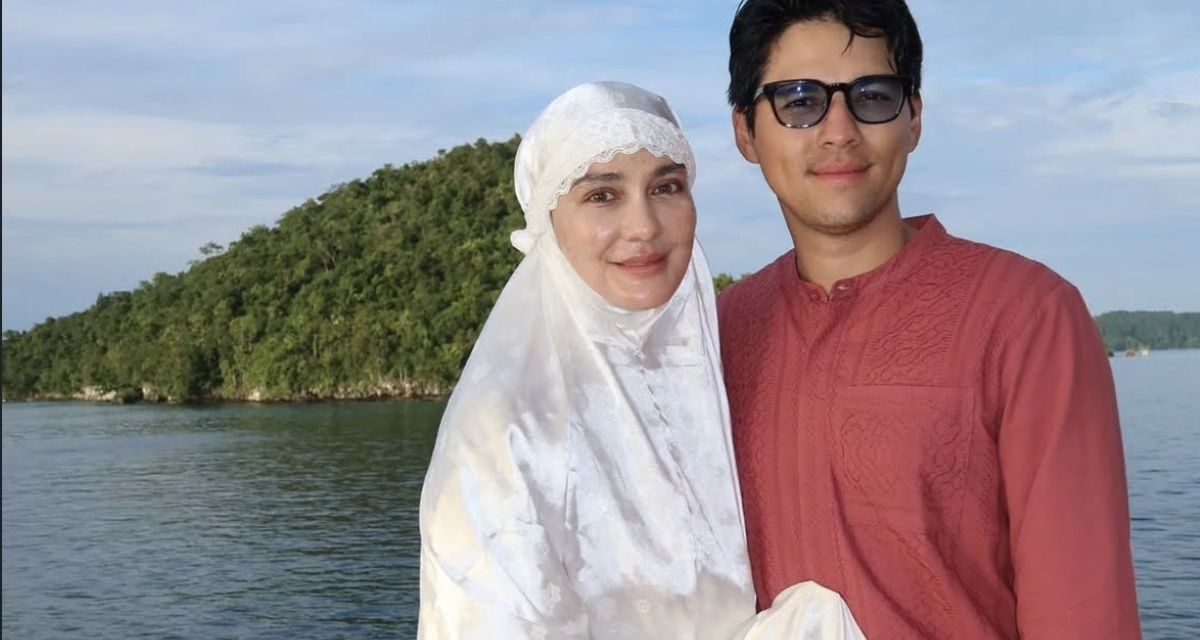 Lebaran Perdana Sebagai Pasutri, Luna Maya & Maxime Bouttier